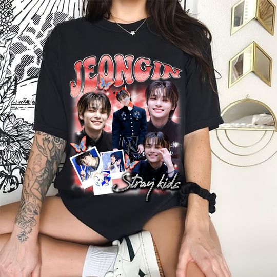 I.N Stray kids Graphic T-shirt, Stray Kids dominATE World Tour 2025 Shirt, Skz Hop Album Shirt, Stray Kids ATE Album, Bang Chan, Felix