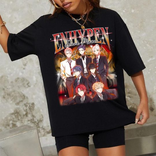 Enhypen Graphic T-shirt, Enhypen MEMORABILIA Album Shirt, Dark Moon Special Album Shirt, En World Tour Fate Plus Shirt Jake, Heeseung