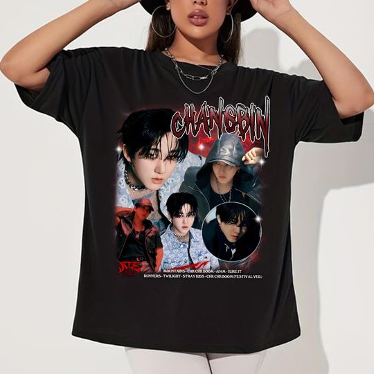 Changbin Stray kids Ate Graphic T-shirt, Stray Kids dominATE World Tour 2025 Shirt, Stray Kids ATE Album Shirt, Skz Hop Tee Bang Chan Felix