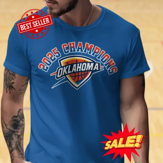 Oklahoma City Basketball Champions 2025 T-Shirt