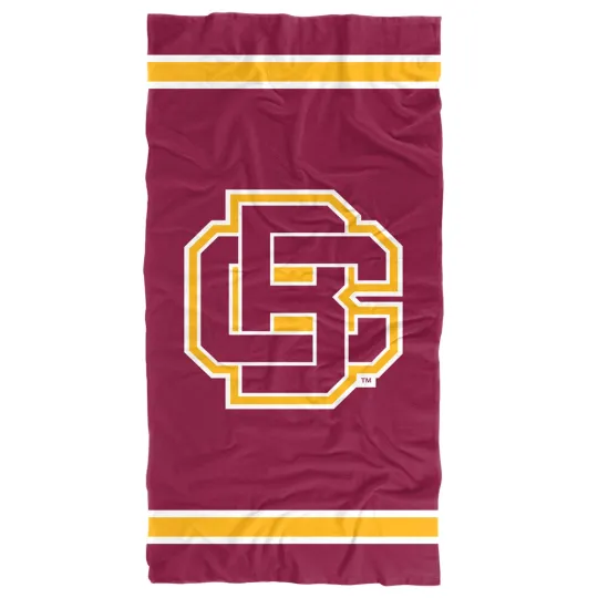 Bethune-Cookman University Beach Towel/Bath Towel, 30"x60" Stripes