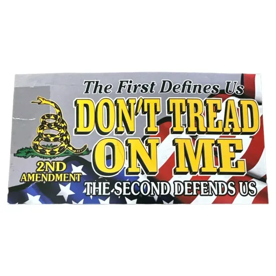 The First Defines Us "Don't Tread On Me" The Second Defends Us Towel (30" x 60")