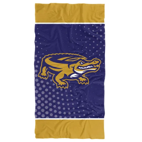 San Francisco State University Beach Towel/Bath Towel, 30"x60" Radial Dots