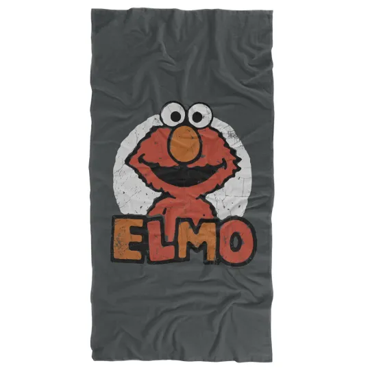 Sesame Street Elmo Name Officially Licensed Beach Towel 30"x60"