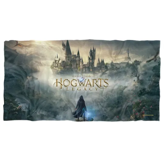 Hogwarts Legacy Towel, 30"x60" Castle Beach Towel