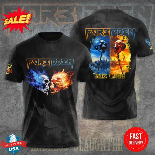 Forbidden Band Tour 2025 3D Shirt