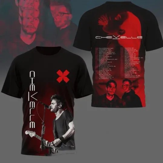 Chevelle 2025 World Tour 3D T-Shirt Gift For Fan