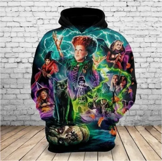 Hocus Pocus 3D All Over Print Hoodie