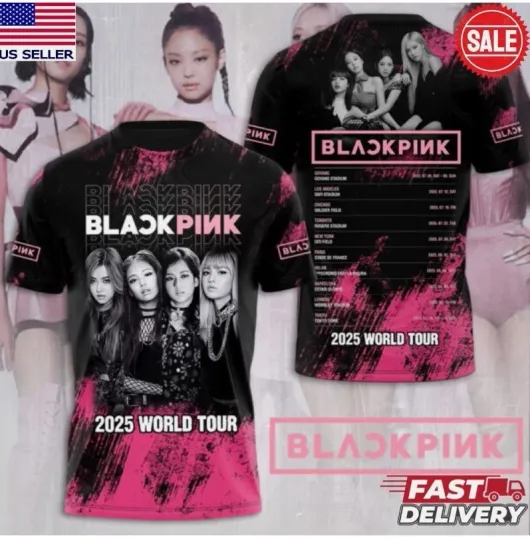 Blackpink Deadline World Tour 2025 3D T-Shirt