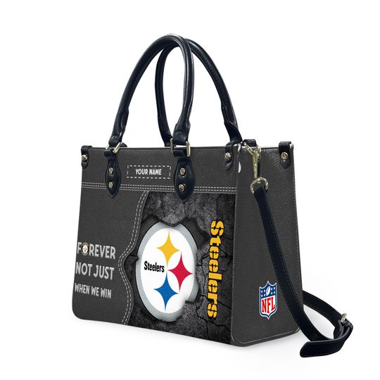 Personalized Pittsburghs Team Steelerss  Forever Leather Bag, Leather Bag