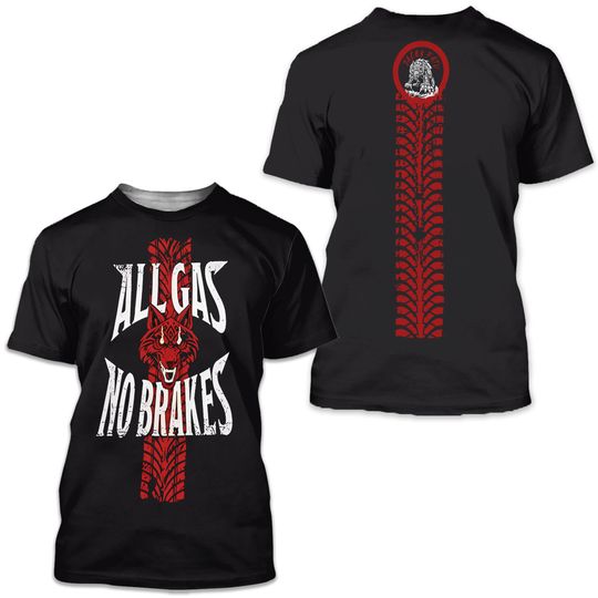 Jacob Fatu All Gas No Brakes Wrestling Entertainment 2025  T-Shirt 3D