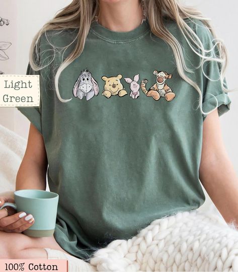 Winnie the Pooh and Friends Shirt, Vintage Tigger Piglet Eeyore Tee, Cute Disney Pooh Bear Shirt, Family Trip T-shirt