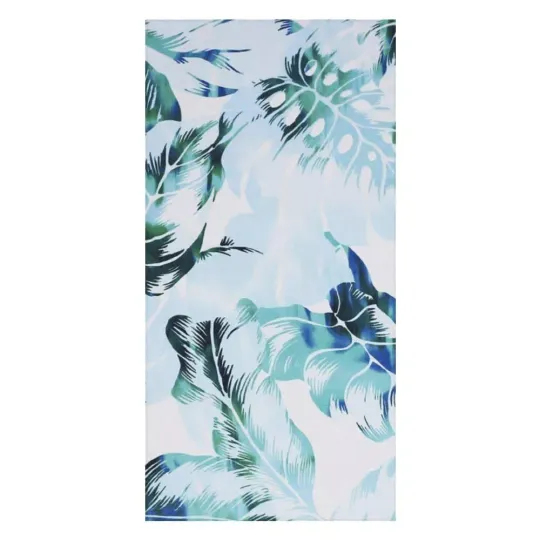 Plam Green Microfiber Lightweight Thin Beach Towel Sand Free Quick Dry Super ...