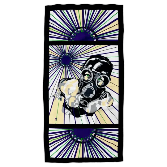 COOL BEACH TOWEL Cotton Large, Sexy Pop Art Unisex Gift, Surf Gym Pool Swim Bath