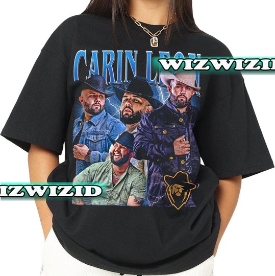 Retro 90's Carin Leon Homage T-Shirt, Carin Leon Fan Tee Graphic T-Shirt, Gift For Women and Man Unisex T-Shirt