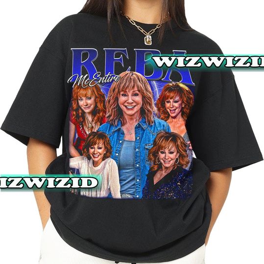 Retro 90's Reba McEntire Homage T-Shirt, Reba McEntire Fan Tee Graphic T-Shirt, Gift For Women and Man Unisex T-Shirt