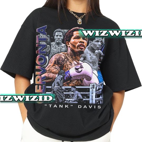 Retro 90's Gervonta Davis Homage Shirt, Gervonta Tank Davis Fan Tee Graphic Shirt, Gift For Women and Man Unisex T-Shirt