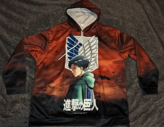 AO Titan Hoodie Hoodie All Over Printed Sz-XXL