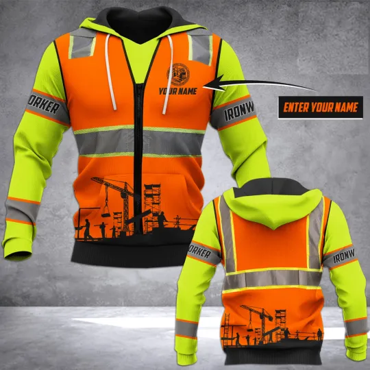 Premium D Print Ironworker Safety Shirts MEI
