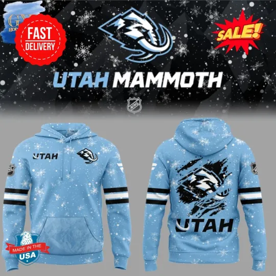 Utah Mammothh Ice Out Uniform Special Premium 3D Hoodie S-5XL