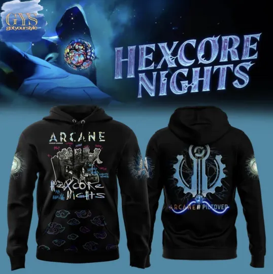 Arc*ane Hex*core Nights Limited Edition 3D Printed Hoodie