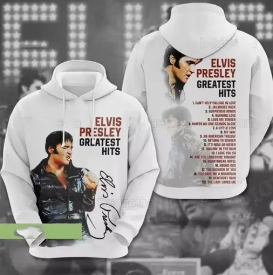 Elvis Presley Aesthetic Hoodie, Elvis Hoodie For Men, Elvis Unisex Hoodie