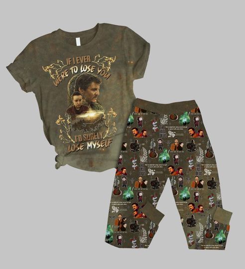 The Last of Us Clicker Zombie Pajamas, The Last of Us season 2 Pajamas Set, The Last Of Us Shirt, Ellie And Joel Shirt, Joel Miller Pajamas