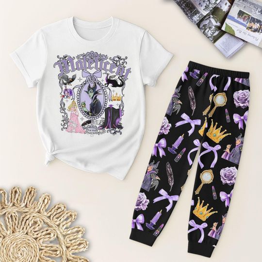 Halloween Witch T-Shirt Pants Pajamas, Cartoon Witches Shirt, WDW Bad Villains Shirt, Halloween Apparel, Spooky Holiday Gift