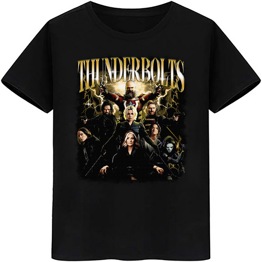 Retro 90s Thunderbolts T-Shirt Comfort Colors, Yelena Belova BUCKYY Bn Barnes Tee, Vintage Marvel Shirt, Movie Fan Gift, Superhero Graphic Tee