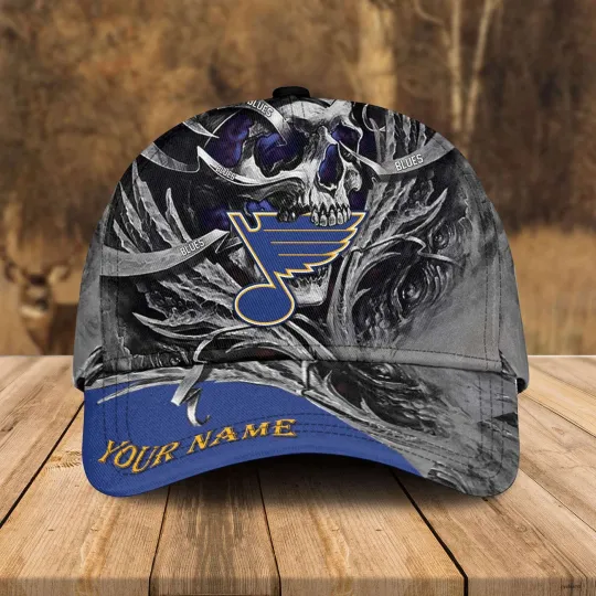 Personalized St. Louis Blues Classic Cap Gift For Fans, Outdoors, Baseball Cap