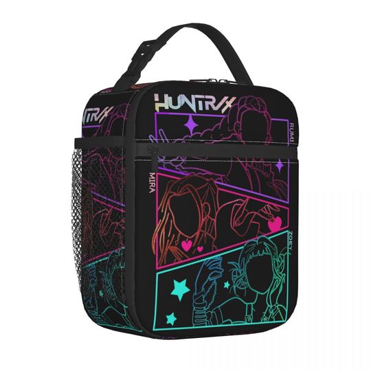 KPop Demon Hunters Huntrix Insulated Lunch Bag for Kids