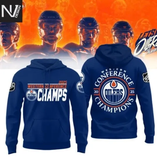 Special Edition Edmonton Oiler 2025 Western Conference Champions Hoodie