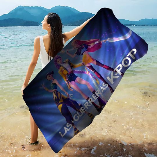 Kpop demon Hunters Kids Beach Towel
