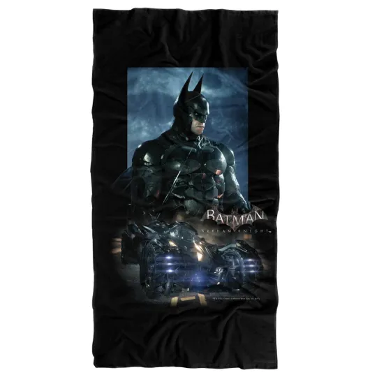 Batman Arkham Knight Batmobile Officially Licensed Beach Towel 30"x60"