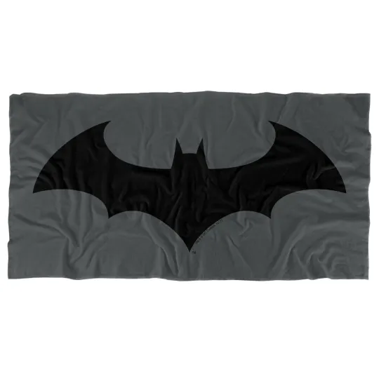 Batman Hush Logo Grey Officially Licensed Beach Towel 30"x60"