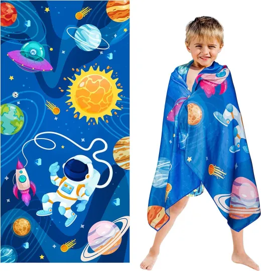 Beach Towel Kids  Microfiber Pool Towel Absorbent Quick Dry Beach Sand Free