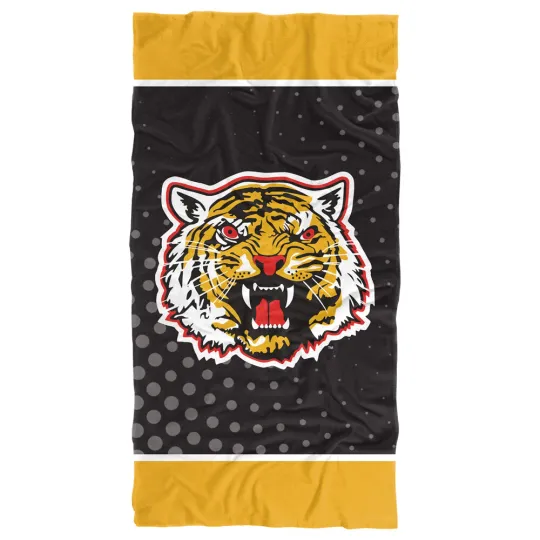Grambling State University Beach Towel/Bath Towel, 30"x60" Logo Dots