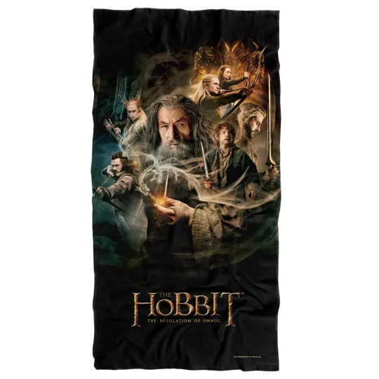 The Hobbit The Desolation of Smaug Poster Beach Towel 30"x60"