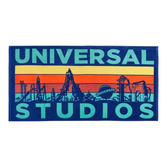 Universal Studios Skyline Beach Towel