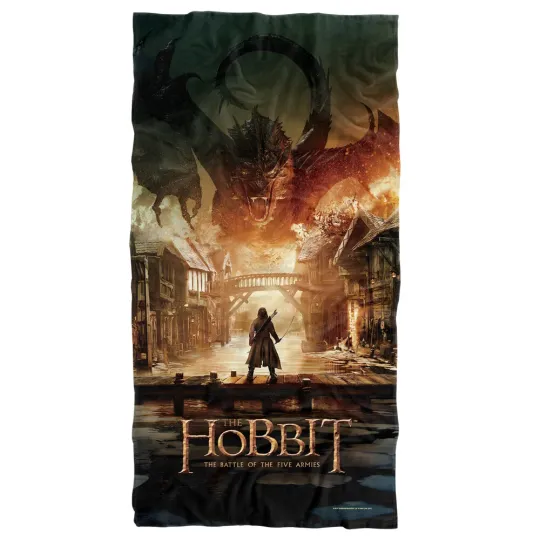 The Hobbit Battle of The Five Armies Poster Beach Towel 30"x60"