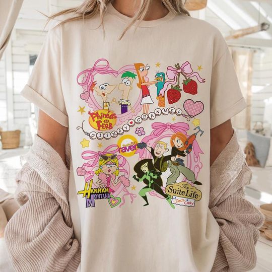 Comfort Colors Disneyland Channel Cartoon Shirt, Lizzie McGuire Phineas Ferb Shirt, What Dreams Are Made Of Shirt, Disneyland Trip Shirt