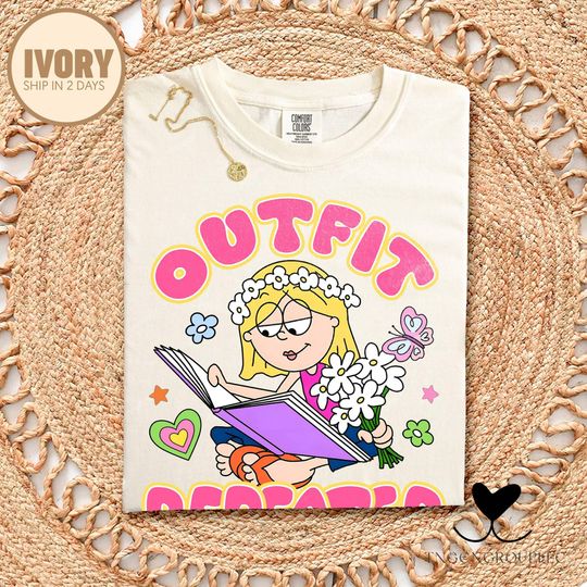 Lizzie Mcguire Outfit Repeater Comfort Colors Shirt, Funny Cartoon Girl Tee, Y2K Retro Graphic T-Shirt, Lizzie Inspired Aesthetic Top