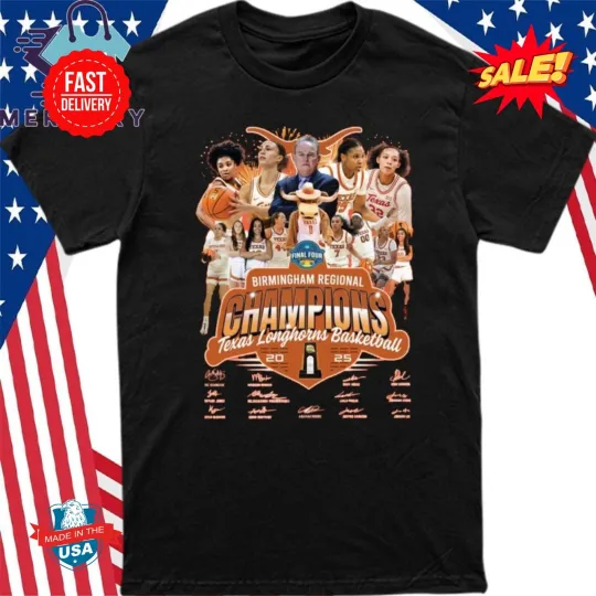 Texas Longhorn Birmingham Regional Champions 2025 Women’s Basket T Shirt