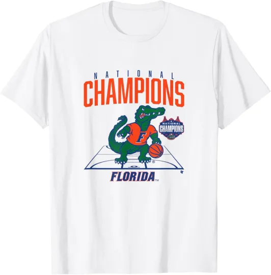 Florida Gators Basketball: 2025 NCAA Champions Mascot T-Shirt