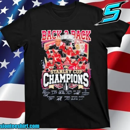 Florida Panthers Back 2 Back Stanley Cup Champions 2025 T-Shirt
