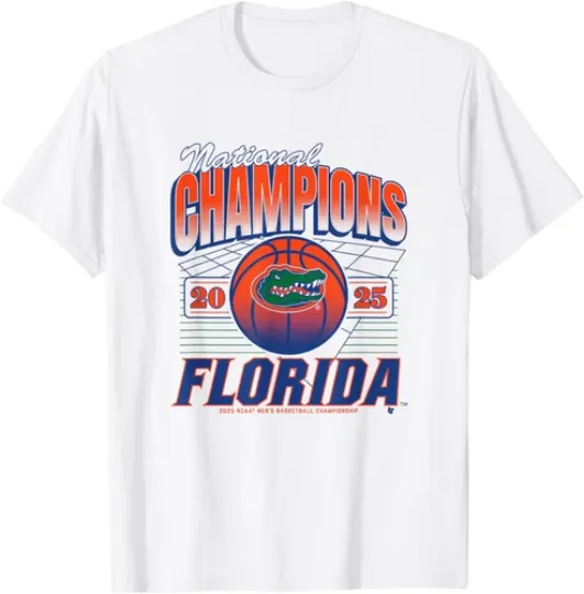 Florida Gators Basketball: 2025 Champions Grid T-Shirt