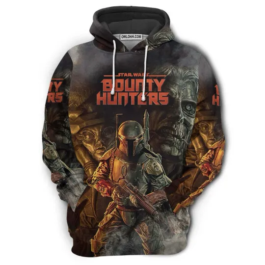 Star Wars Boba Fett Bounty Hunters 3D HOODIE Mother Day Gift All Over Print