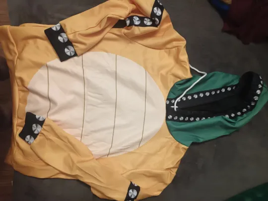 Bowser Adult Pull Over Hoodie 3D Printed-SIZE XL Cosplay