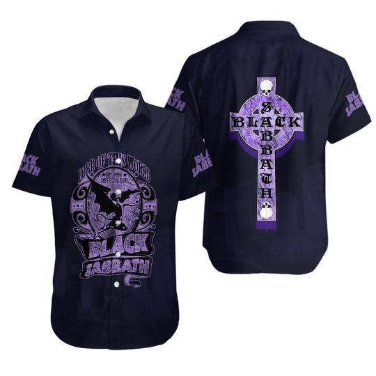 Black Sabbath Hawaiian Shirt, Summer Size S-5XL