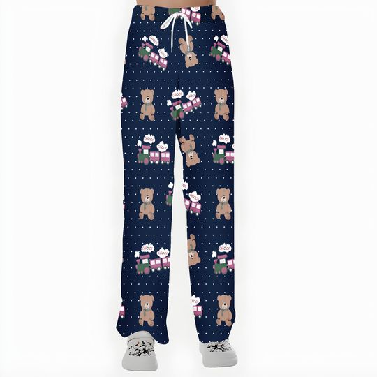 K-Pop Demon Hunters Pajama Pants, Rumi Jinu Kpop Demon Hunters Choo Choo Train Sleepwear, Gift For Kpop Lovers